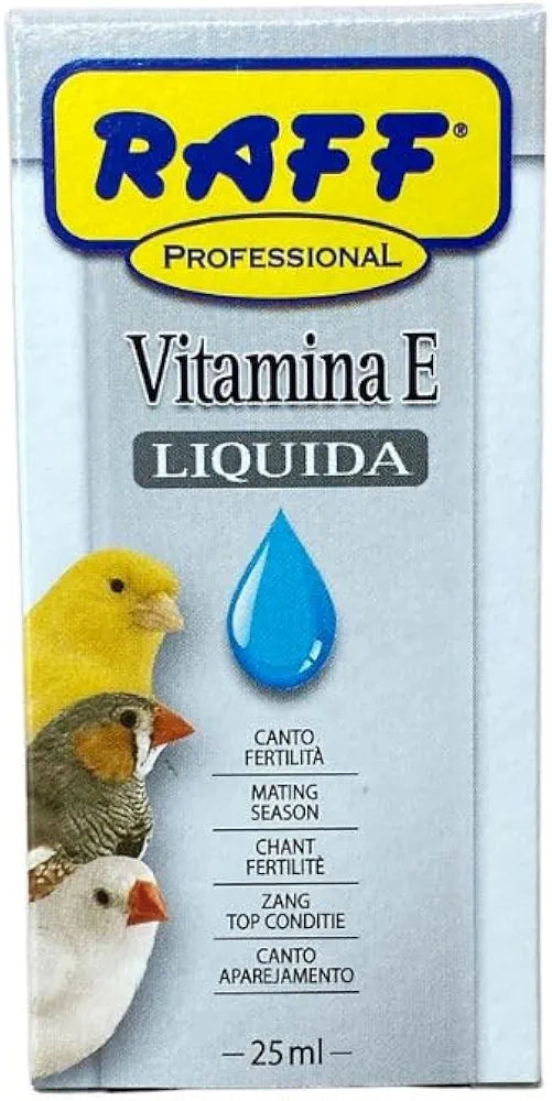 Raff Liquid Vitamin E Supplement for Bird 25ml  Paradise Aviary Exotics