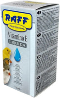 Raff Liquid Vitamin E Supplement for Bird 25ml Paradise Aviary Exotics Raff Liquid Vitamin E Supplement for Bird 25ml Paradise Aviary Exotics